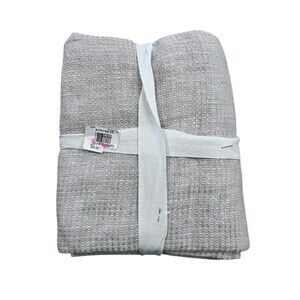 Pottery Barn Belgian Linen Waffle Weave Standard Sham in Flax Brand New